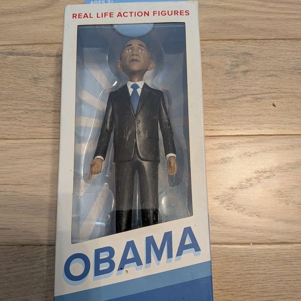 Barack Obama Real Life Action Figure FCTRY Mike Leavit Political Toy FGOBA01 NEW